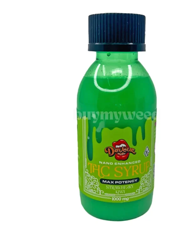 THC Syrup (1000mg) – Strawberry Kiwi
