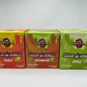 Sour Rings Gummies – 10 Pack Box